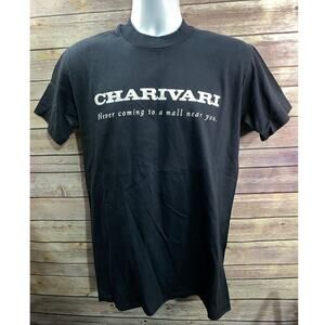 Stedman Charivari Vintage Black Shirt Size Medium Made in USA